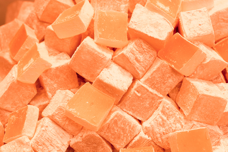 Turkish delight sweets made in Traditional styleの写真素材