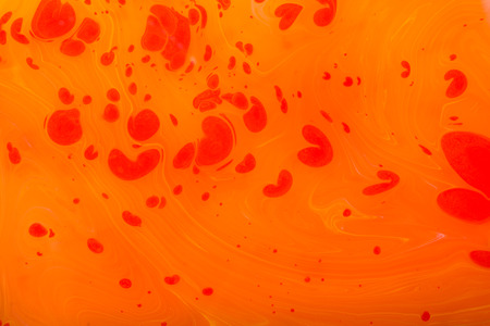 Traditional Ottoman Turkish marbling art patterns as abstract colorful backgroundの写真素材