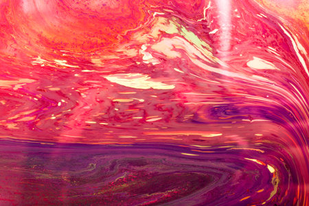 Traditional Turkish marbling artwork patterns as colorful abstract background