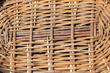 Pattern nature background of handicraft weave texture wicker surface