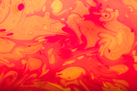 Traditional Ottoman Turkish marbling art patterns as abstract colorful backgroundの写真素材