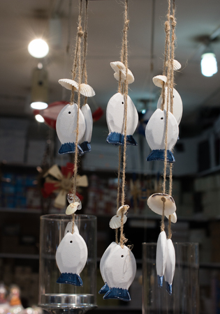 Wooden life as a  marine life decoration objectの写真素材