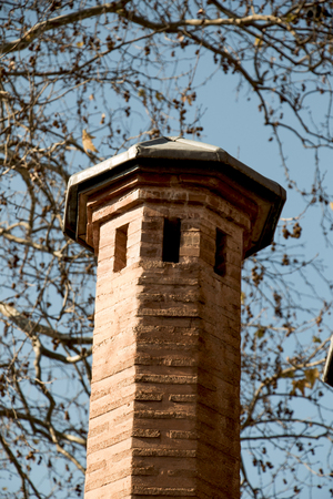 Roof Example of Ottoman Turkish architecture in Istanbulの写真素材