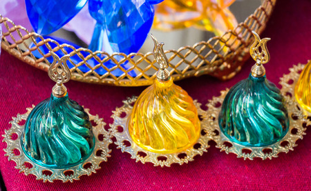 Ottoman Turkish antique kitchen utensils plateの写真素材