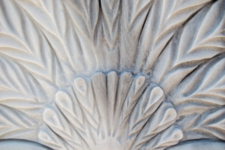 Ottoman marble carving art in detail