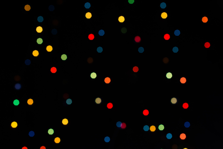 Background With Natural Bokeh And multi color lightsの写真素材