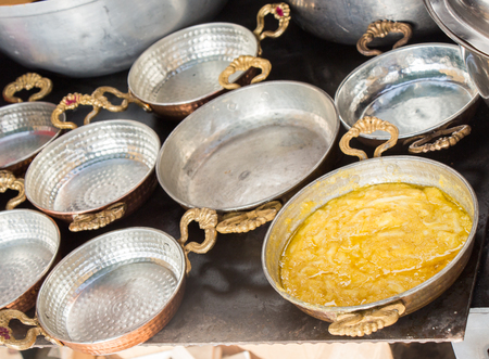Turkish cuisine with Traditional dishes in viewの写真素材