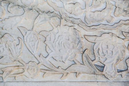 Ottoman marble carving art in detailの写真素材