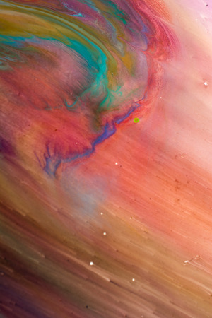 Traditional Ottoman Turkish marbling art patterns as abstract colorful backgroundの写真素材