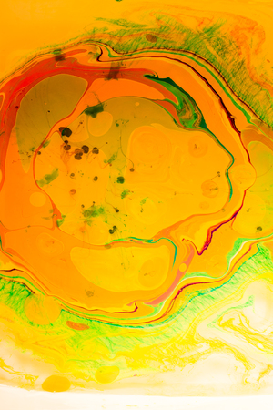 Traditional Ottoman Turkish marbling art patterns as abstract backgroundの写真素材