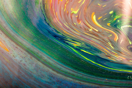 Traditional Turkish marbling artwork patterns as colorful abstract background