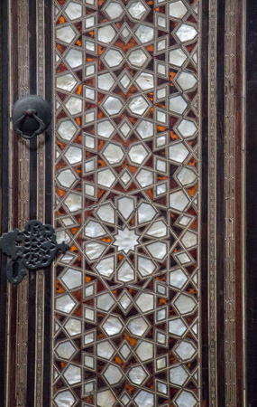 Ottoman art example of Mother of Pearl inlaysの写真素材