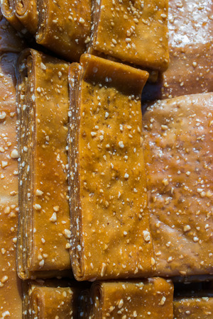 Turkish style fruit dried pulp as snack foodの写真素材