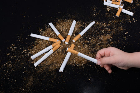 World No Tobacco Day poster for say no smoking concept