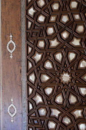 Ottoman art example of Mother of Pearl inlaysの写真素材