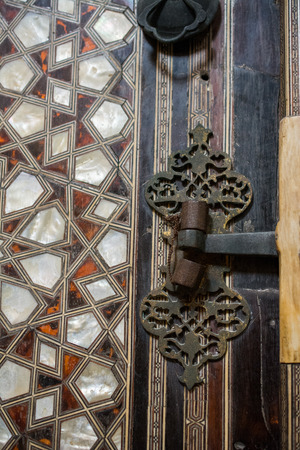 Ottoman art example of Mother of Pearl inlays from Istanbulの写真素材