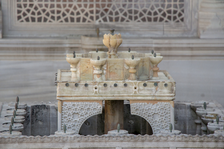 Turkish Ottoman style antique  fountain in viewの写真素材