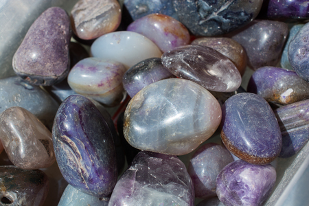 natural mineral gemstones of a certain type in viewの写真素材