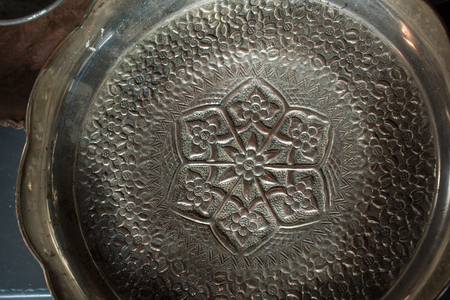Example of Ottoman art patterns applied on metalsの写真素材
