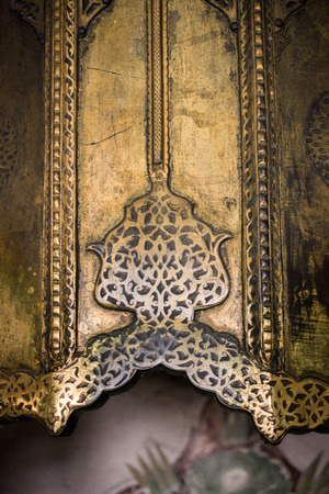 Example of Ottoman art patterns applied on metalsの写真素材