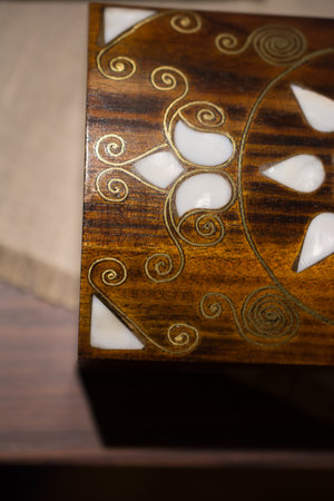 Ottoman art example of Mother of Pearl inlays from Istanbul