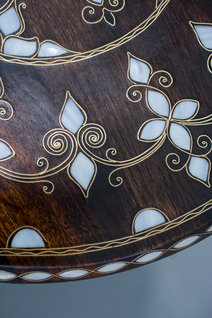 Ottoman art example of Mother of Pearl inlaysの写真素材