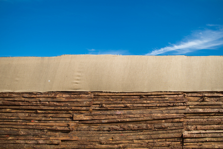 Planks of wood as wooden background textureの写真素材