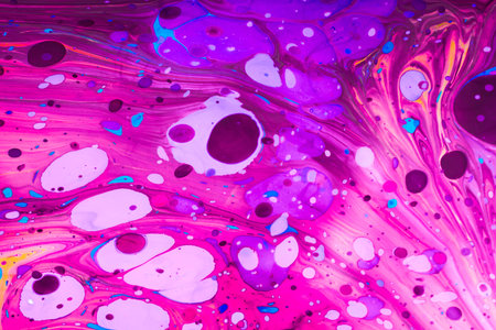 Traditional Ottoman Turkish marbling art patterns as abstract colorful background