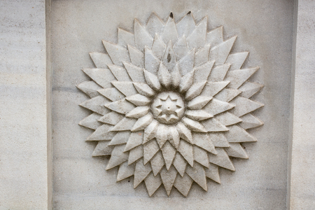 Ottoman marble carving art in detailの写真素材
