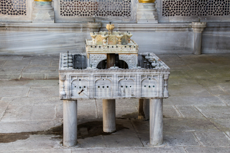 Turkish Ottoman style antique  fountain in viewのeditorial素材