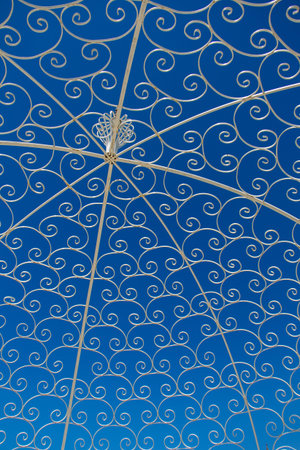 Backdrop and background texture details in abstract form on metal