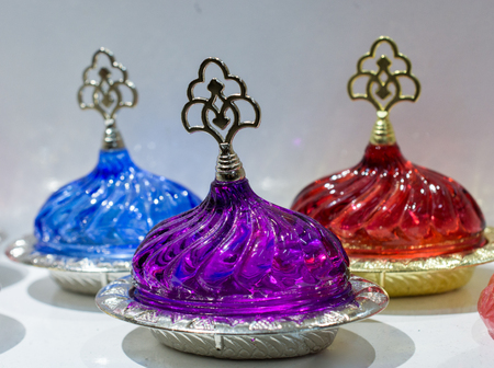 Set of Empty bottles made in the Ottoman styleの写真素材