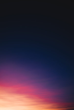 Colorful and light clouds found in the sky