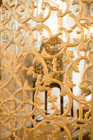 Example of Ottoman art patterns applied on metalsの写真素材