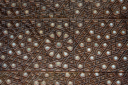 Ottoman art example of Mother of Pearl inlaysの写真素材