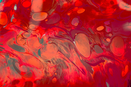 Traditional Ottoman Turkish marbling art patterns as abstract backgroundの写真素材