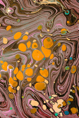 Traditional marbling artwork patterns as colorful abstract backgroundの写真素材