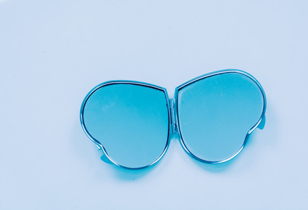 Decorative objects in pairs in the shape of a heartの写真素材