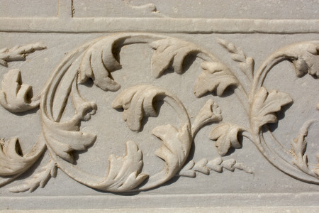 Ottoman marble carving art in detailの写真素材