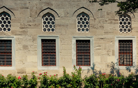 Old window Architecture from the Ottoman times In Istanbul