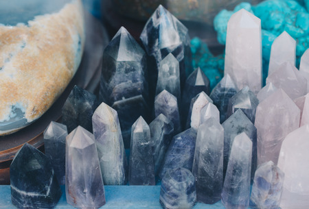 Piece of natural mineral gemstones of a certain typeの写真素材