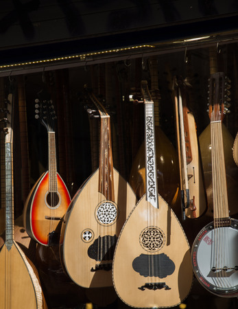 Classic stringed musical instrument Ud in viewの写真素材