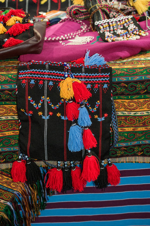 Traditional turkish handmade bagの写真素材