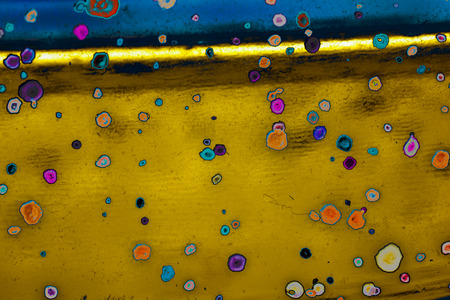 Traditional Ottoman Turkish marbling art patterns as abstract colorful backgroundの写真素材