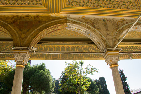 Floral art pattern example of the Ottoman time in viewの写真素材