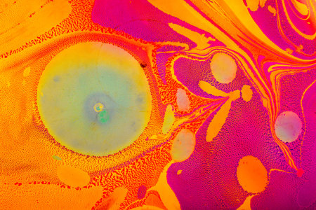 Traditional Ottoman Turkish marbling art patterns as abstract background