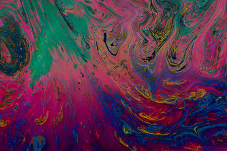 Traditional Ottoman Turkish abstract marbling art patterns as backgroundの写真素材