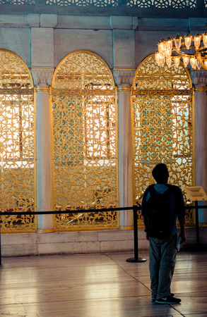 Floral art pattern example of the Ottoman timeの写真素材