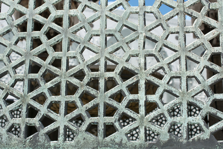 Example of Ottoman art patterns applied on metalsの写真素材