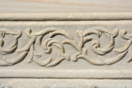 Ottoman marble carving art in detailの写真素材
